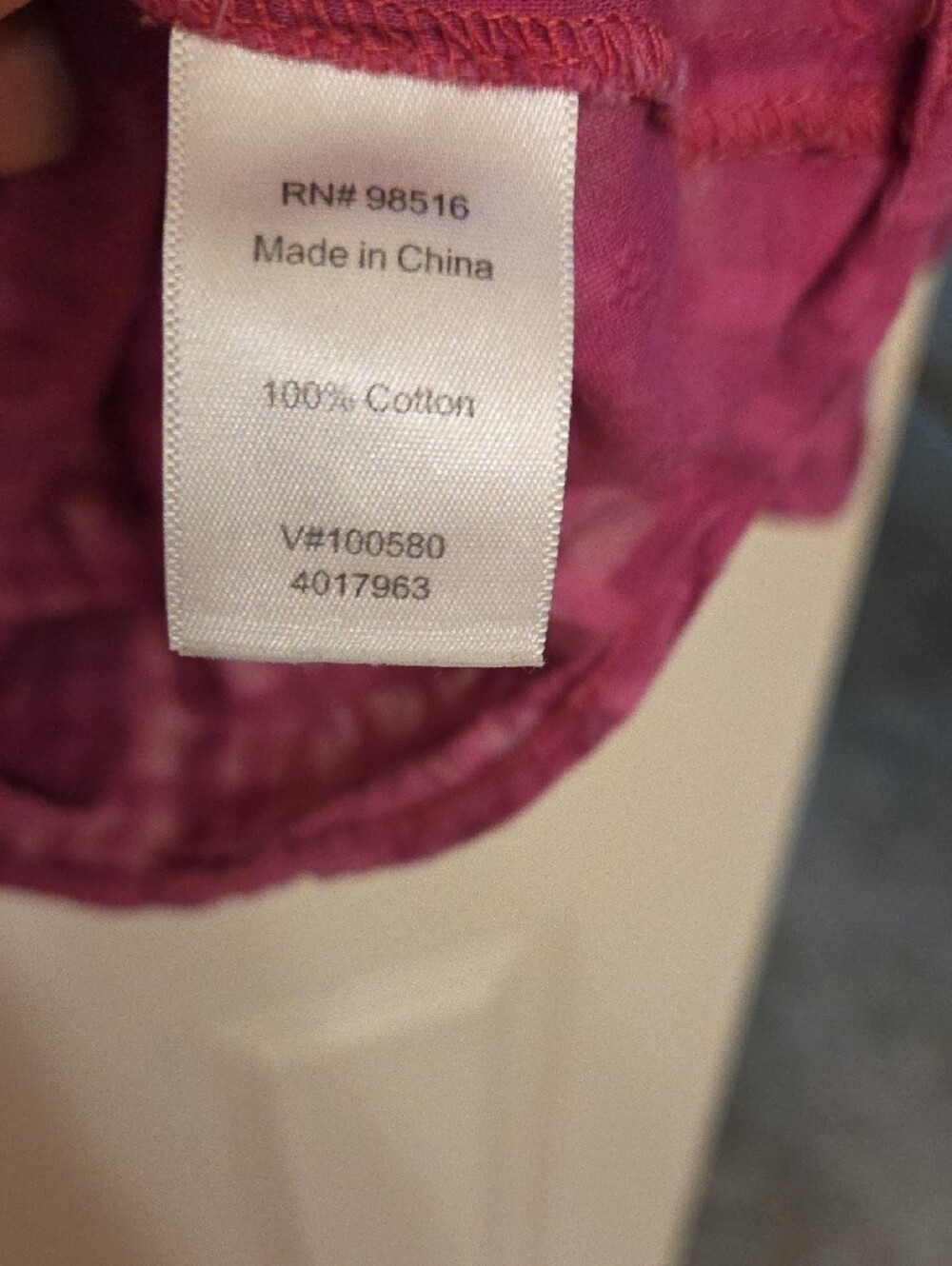 Coldwater Creek Raspberry Pink Button-Down Shirt - Picture 5 of 6